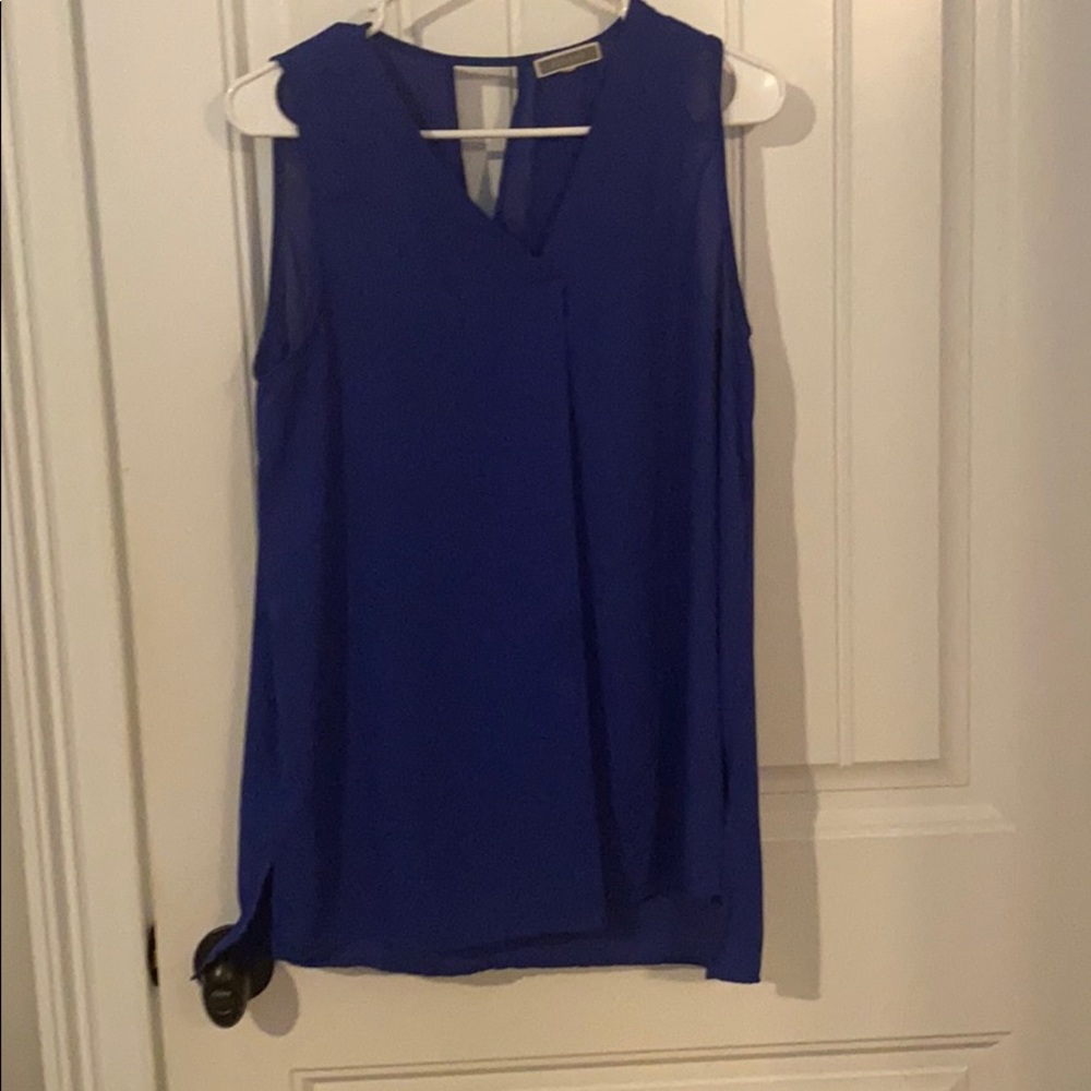 Royal blue sleeveless top